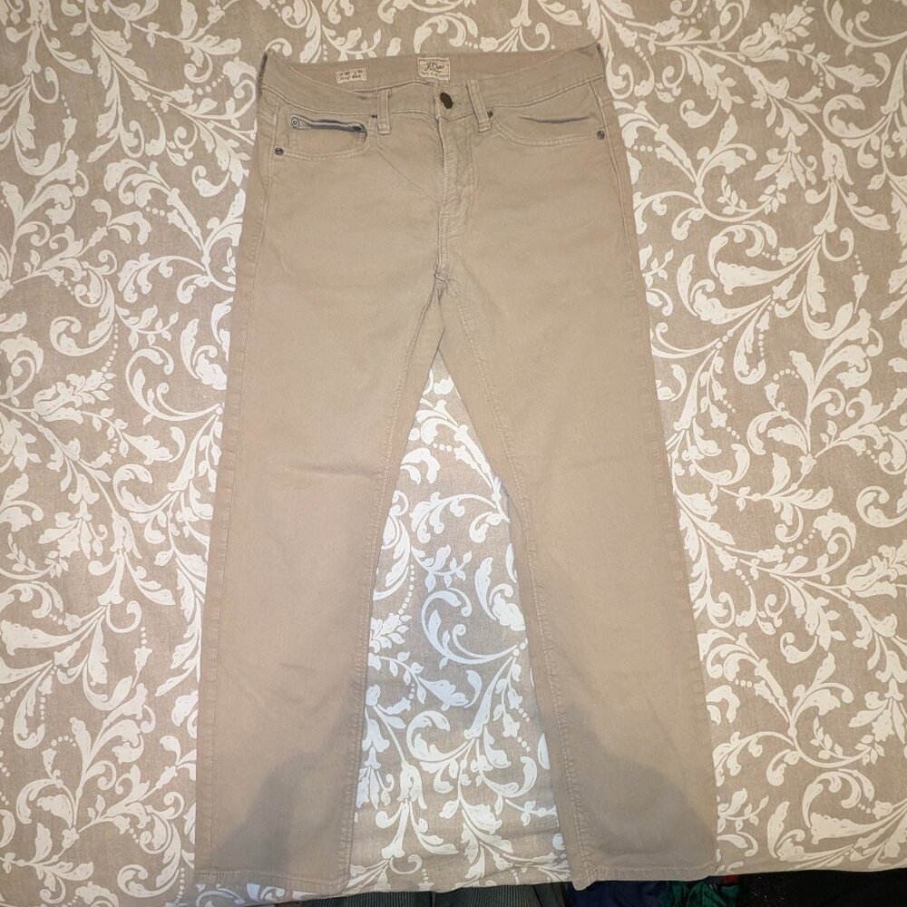 J. Crew 484 Slim Fit Garment Dyed 5-Pocket Pant Men W30 L30